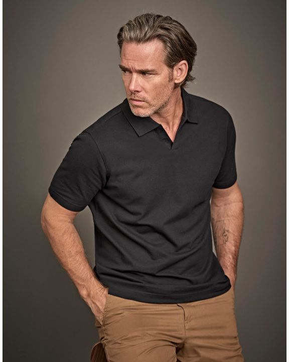 Polo personnalisable TEE JAYS Luxury Stretch V-Neck Polo
