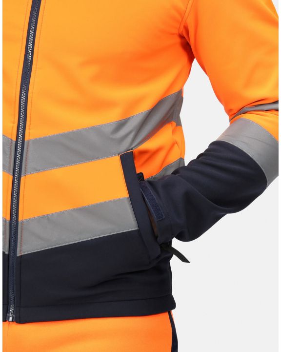 Softshell REGATTA Pro Hi Vis Softshell Jacket personalisierbar