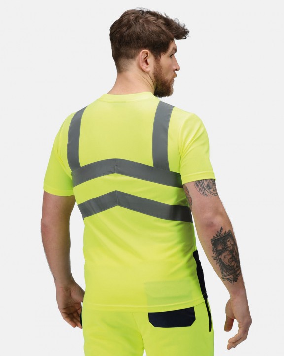 T-shirt REGATTA Pro Hi Vis T-Shirt voor bedrukking &amp; borduring