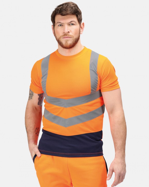 T-shirt REGATTA Pro Hi Vis T-Shirt voor bedrukking &amp; borduring