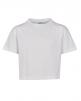 T-shirt BUILD YOUR BRAND Girls Cropped Jersey Tee voor bedrukking & borduring