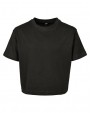 T-shirt BUILD YOUR BRAND Girls Cropped Jersey Tee voor bedrukking &amp; borduring