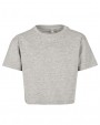 T-shirt BUILD YOUR BRAND Girls Cropped Jersey Tee voor bedrukking &amp; borduring