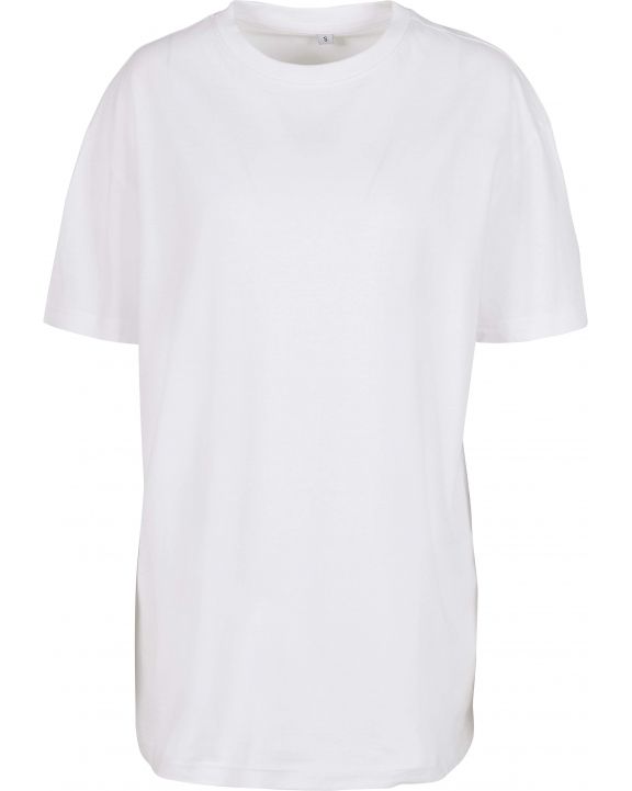 T-shirt BUILD YOUR BRAND Ladies´ Oversized Boyfriend Tee voor bedrukking & borduring