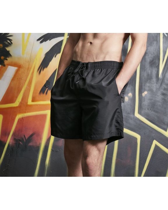 Broek BUILD YOUR BRAND Recycled Swim Shorts voor bedrukking & borduring