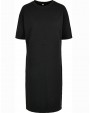 BUILD YOUR BRAND Ladies´ Organic Oversized Slit Tee Dress Kleid personalisierbar