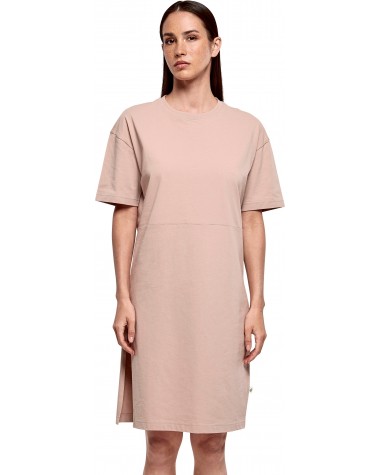 Robe personnalisable BUILD YOUR BRAND Ladies´ Organic Oversized Slit Tee Dress