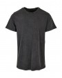 T-shirt personnalisable BUILD YOUR BRAND ACID WASHED ROUND NECK TEE