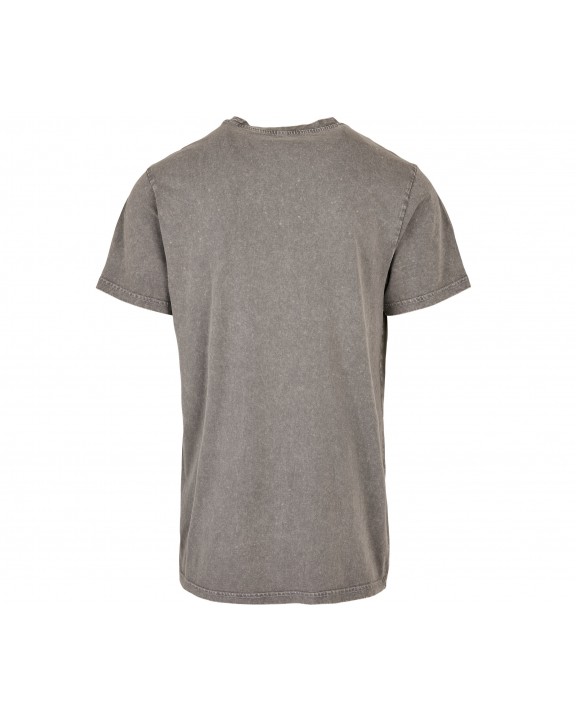 T-shirt personnalisable BUILD YOUR BRAND ACID WASHED ROUND NECK TEE