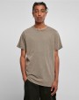 T-shirt personnalisable BUILD YOUR BRAND ACID WASHED ROUND NECK TEE