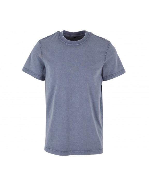 T-shirt personnalisable BUILD YOUR BRAND ACID WASHED ROUND NECK TEE