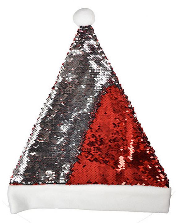 Bonnet, Écharpe & Gant personnalisable PRINTWEAR Christmas Hat With Sequins