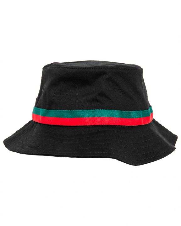 Kappe FLEXFIT Stripe Bucket Hat personalisierbar
