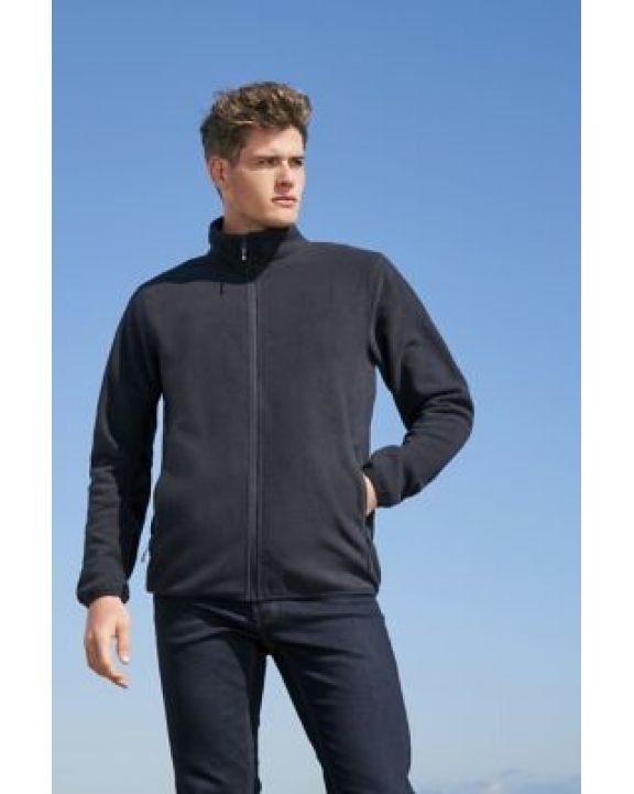 Jacke SOL'S Men´s Factor Zipped Fleece Jacket personalisierbar