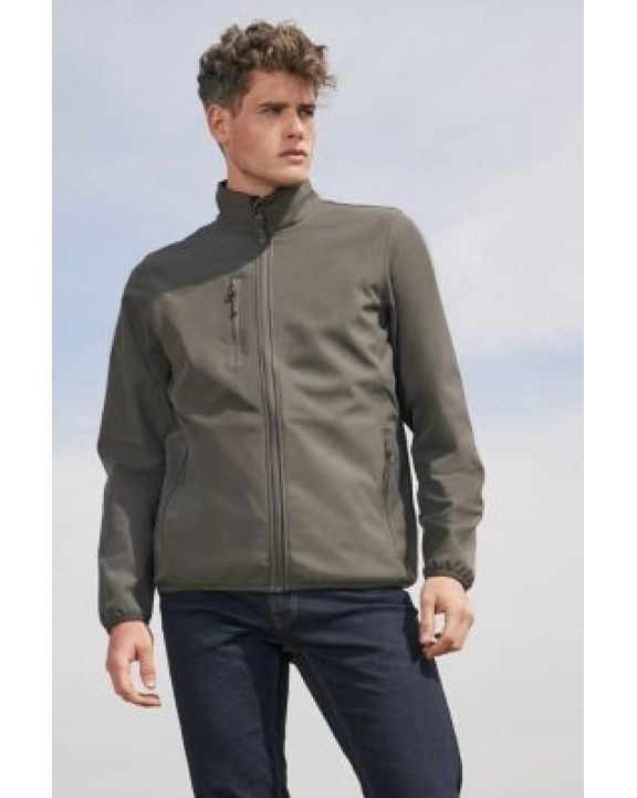Jacke SOL'S Men´s Falcon Zipped Softshell Jacket personalisierbar