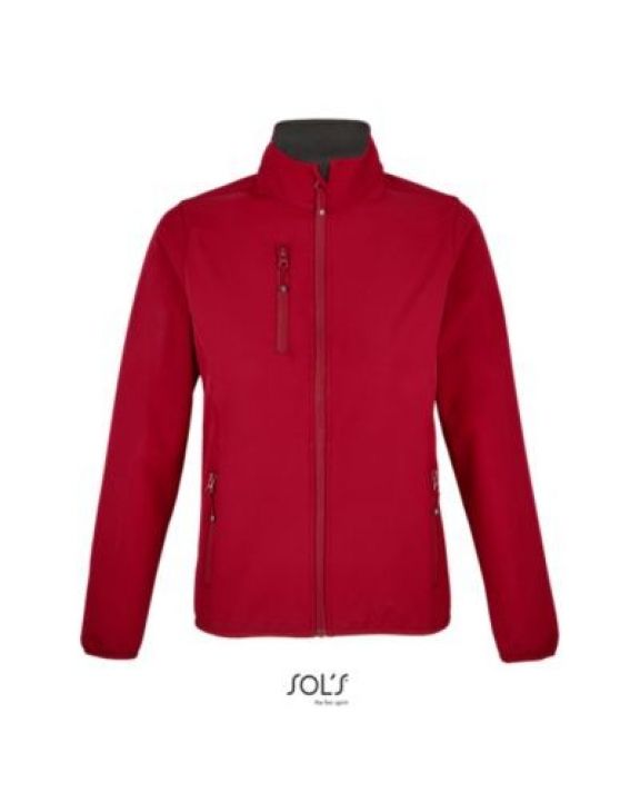 Jas SOL'S Women´s Falcon Zipped Softshell Jacket voor bedrukking & borduring