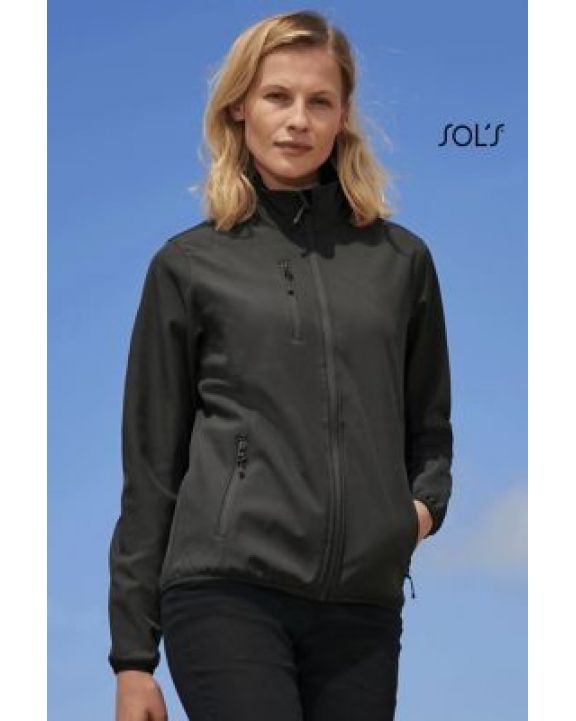 Jacke SOL'S Women´s Falcon Zipped Softshell Jacket personalisierbar