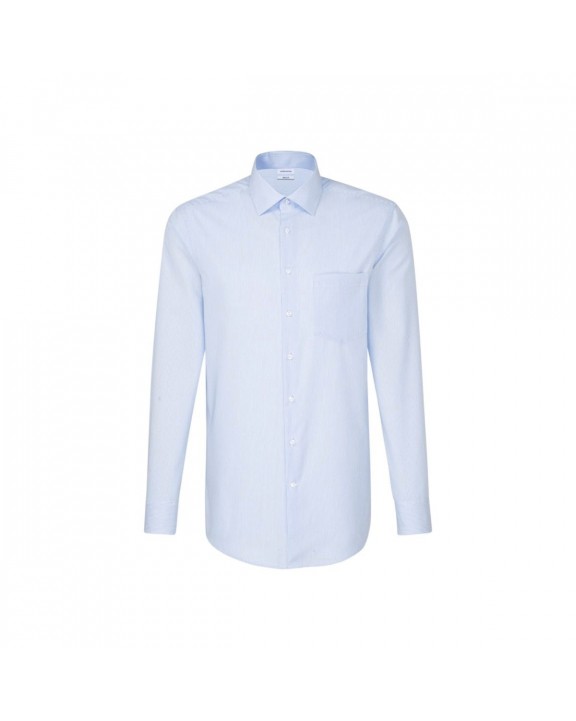 Hemd SEIDENSTICKER Men´s Shirt Regular Fit Check/Stripes Long Sleeve voor bedrukking &amp; borduring