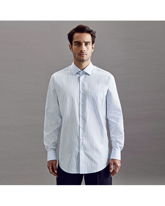 Chemise personnalisable SEIDENSTICKER Men´s Shirt Regular Fit Check/Stripes Long Sleeve