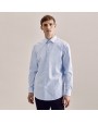 Hemd SEIDENSTICKER Men´s Shirt Slim Fit Check/Stripes Long Sleeve voor bedrukking &amp; borduring