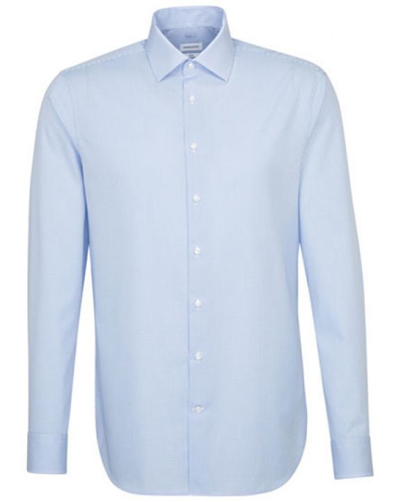 Hemd SEIDENSTICKER Men´s Shirt Slim Fit Check/Stripes Long Sleeve voor bedrukking & borduring
