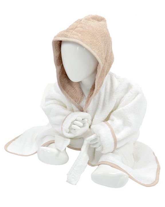 Bad artikel A&R Babiezz® Bathrobe With Hood voor bedrukking & borduring