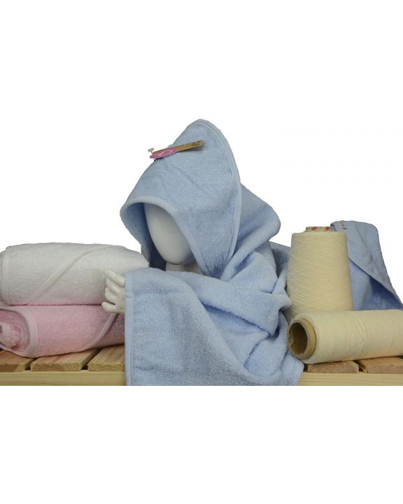 Bad artikel A&R Babiezz® Baby Hooded Towel voor bedrukking & borduring