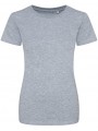AWDIS Women´s The 100 T heather grey personnalisable