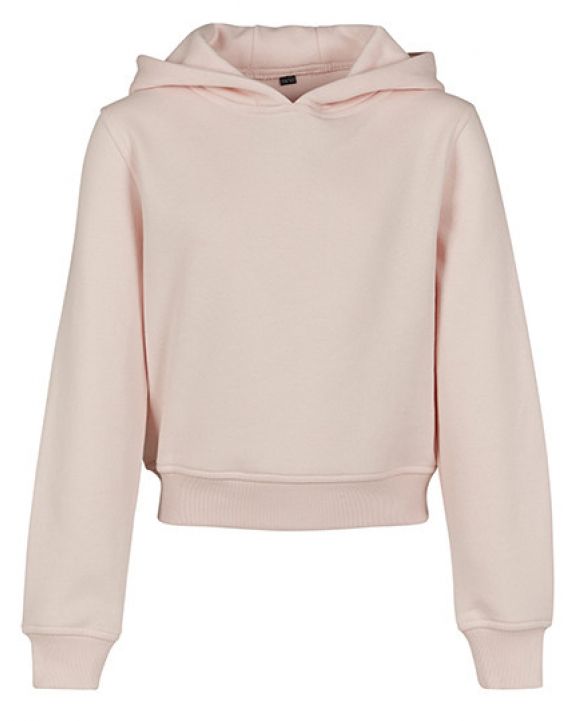 Sweat-shirt personnalisable BUILD YOUR BRAND Girls Cropped Sweat Hoody