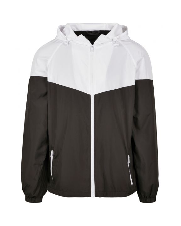 Jacke BUILD YOUR BRAND 2-Tone Tech Windrunner personalisierbar