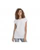 T-Shirt BUILD YOUR BRAND Ladies´ Organic Extended Shoulder Tee personalisierbar