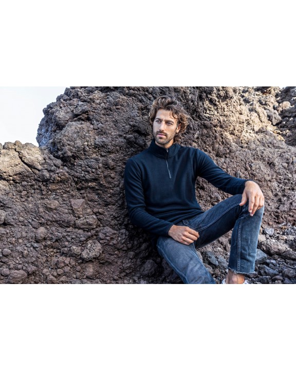 Laine polaire personnalisable PROMODORO Men´s Recycled Fleece Troyer