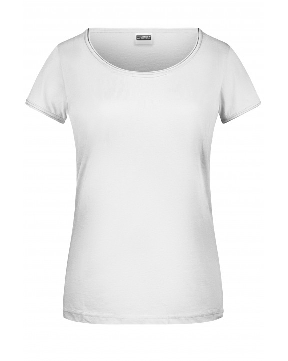 T-shirt JAMES & NICHOLSON Ladies´-T voor bedrukking &amp; borduring