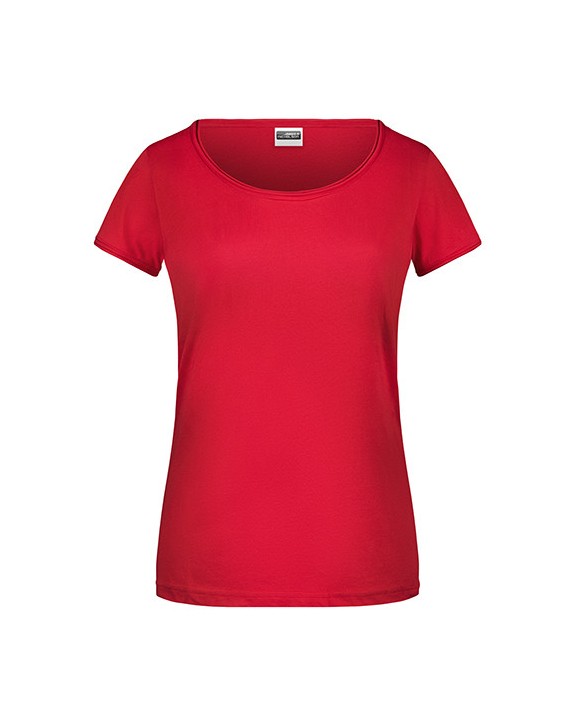 T-shirt JAMES & NICHOLSON Ladies´-T voor bedrukking &amp; borduring