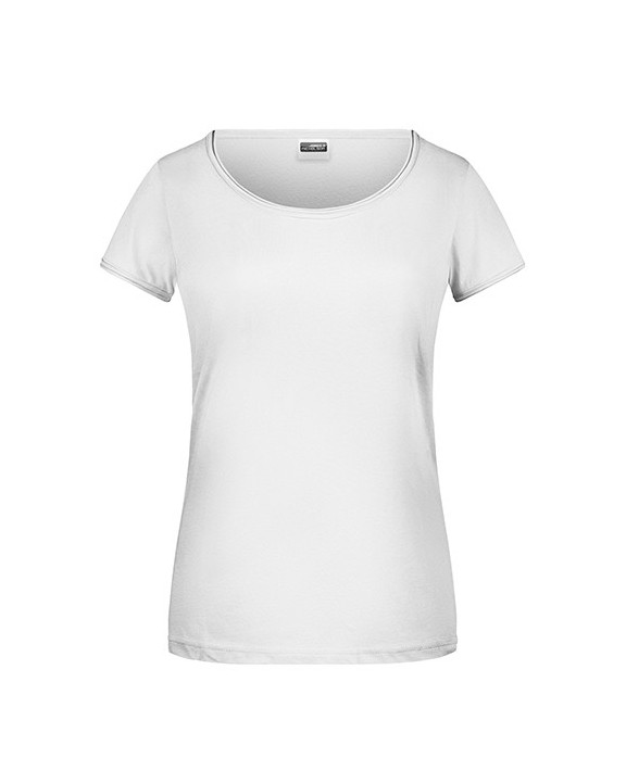 T-shirt JAMES & NICHOLSON Ladies´-T voor bedrukking &amp; borduring
