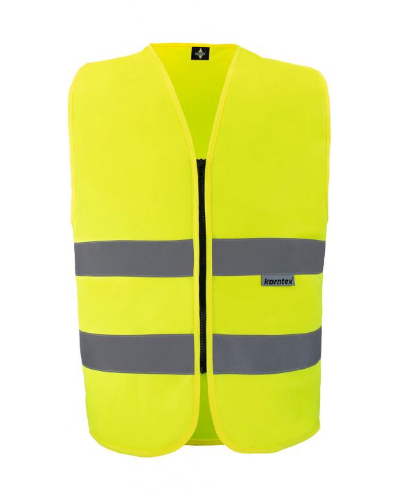 Warnweste KORNTEX Safety Vest with Zipper "Cologne" personalisierbar