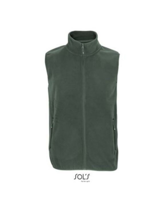 Jacke SOL'S Unisex Factor Zipped Fleece Bodywarmer personalisierbar