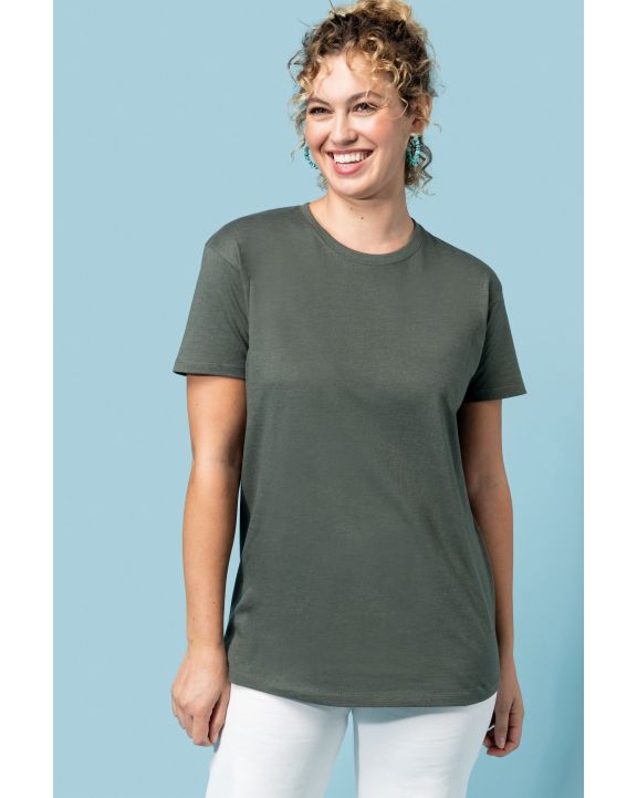 T-Shirt KARIBAN T-Shirt mit Rundhalsausschnitt Bio190IC personalisierbar