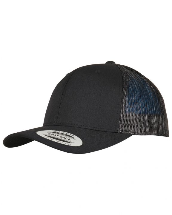 Kappe FLEXFIT Trucker Recycled Polyester Fabric Cap personalisierbar