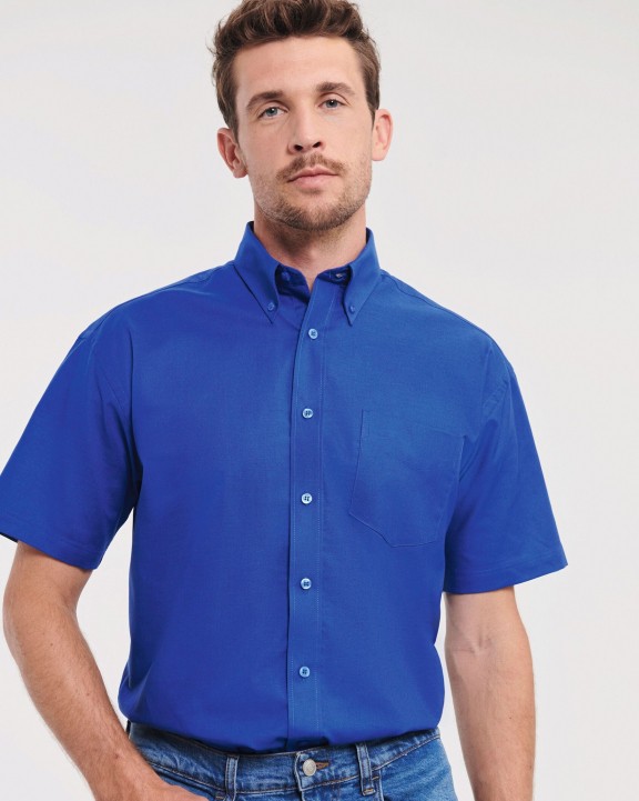 Chemise personnalisable RUSSELL MEN'S SHORT SLEEVE CLASSIC OXFORD SHIRT