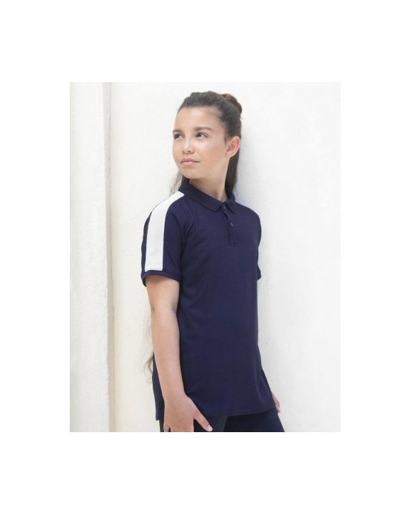 Poloshirt FINDEN-HALES KID'S CONTRAST PANEL POLO voor bedrukking & borduring