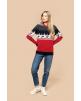 Pull personnalisable KARIBAN Pullover col rond de Noël unisexe