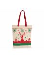 Tote bag personnalisable KIMOOD Sac shopping avec motifs de Noël