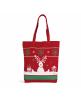 Tote bag KIMOOD Shopper met kerstmotieven voor bedrukking & borduring