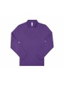 B&C MY POLO 180 Homme manches longues meta lilac personnalisable