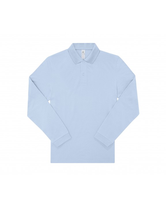 Polo personnalisable B&C MY POLO 180 Homme manches longues