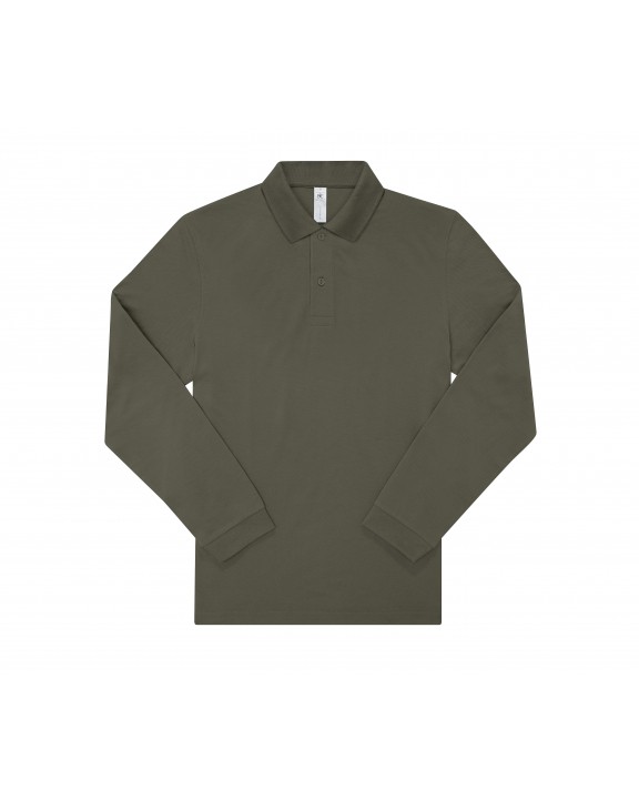 Polo personnalisable B&C MY POLO 180 Homme manches longues