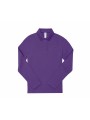 B&C MY POLO 180 Femme manches longues meta lilac personnalisable