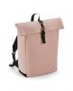 Tasche BAG BASE Rucksack mit Roll-Top-Klappe aus mattem Polyurethan personalisierbar