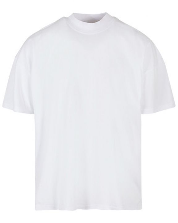 T-shirt personnalisable BUILD YOUR BRAND Men´s Oversized Mock Neck Tee
